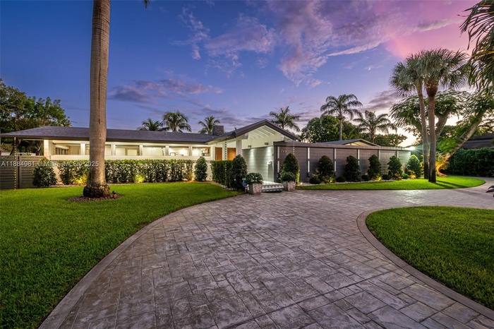 Updated Midcentury Modern home on massive 19,600 sq ft lot