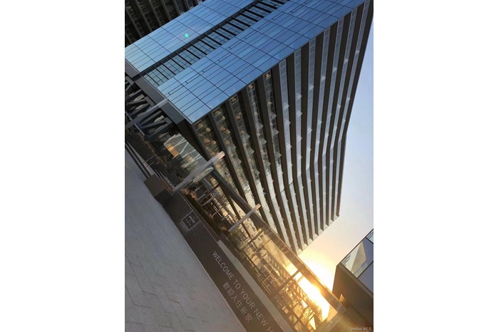 Exterior view of a central AC unit