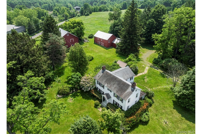 Beautiful colonial home and barns