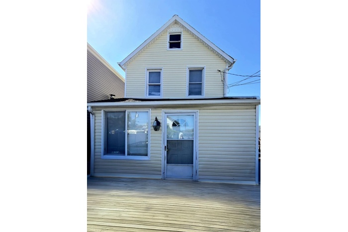 Rear view of house