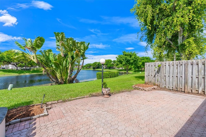 Beautiful and serene backyard.
