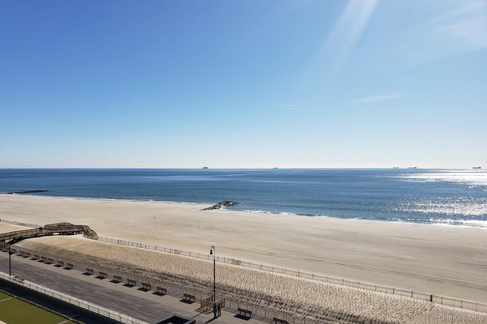 Water view featuring nearby beach