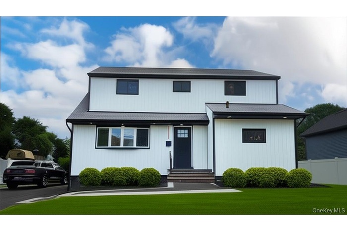 View of front of home with entry steps