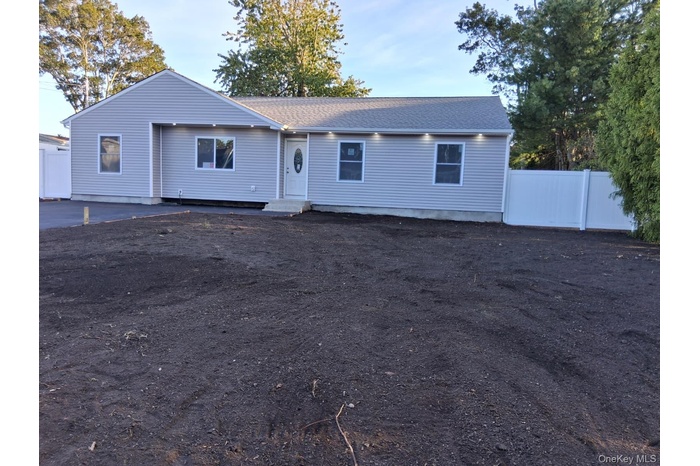 Single story home with New roof