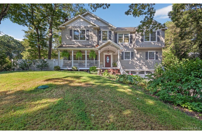 View of front of property with covered porch