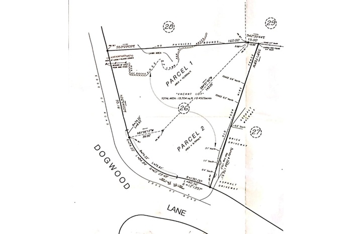 Survey map / technical document