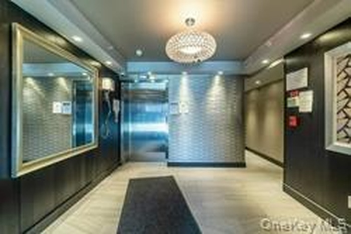 Reception area featuring recessed lighting