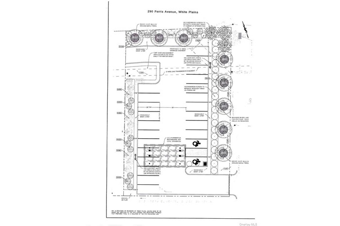 Map parking lot.