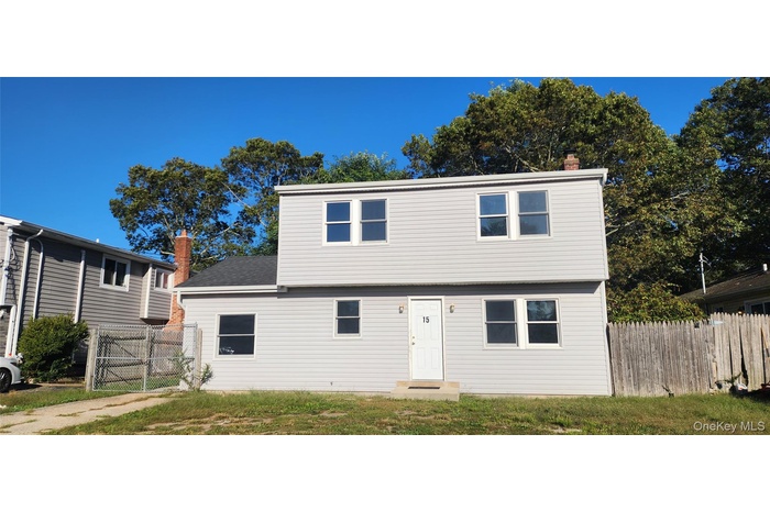 Colonial home with a chimney
