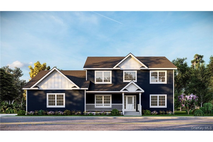 View of front of home featuring a porch
