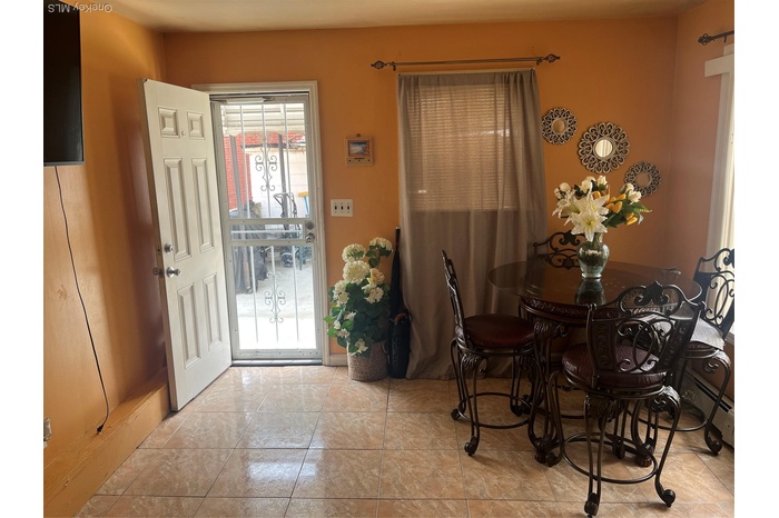 View of tiled entrance foyer