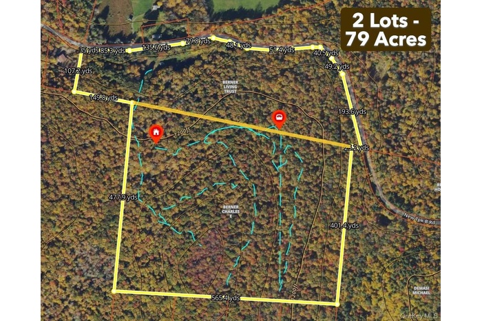 Map / location featuring property parcel outlined