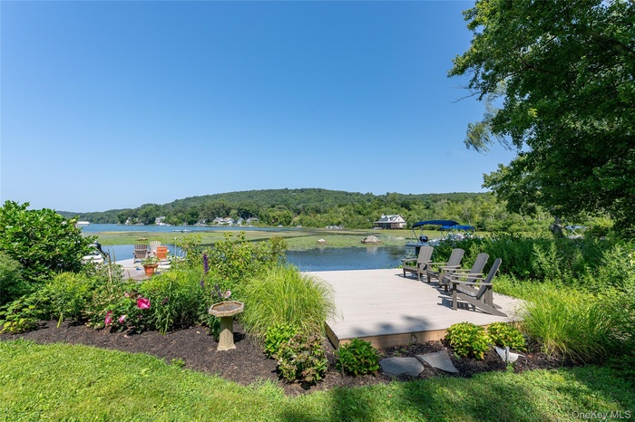 Lake Waccabuc from bottom of property