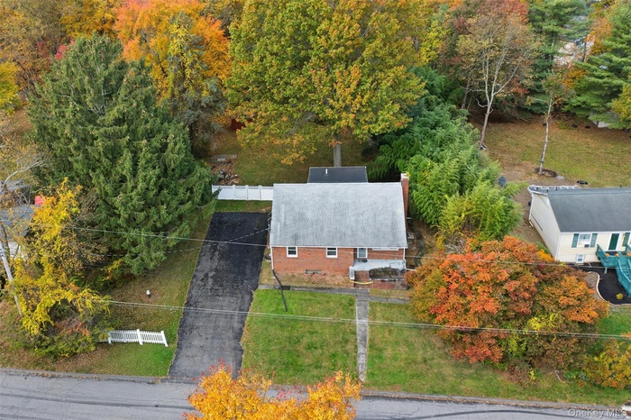 View from above of property