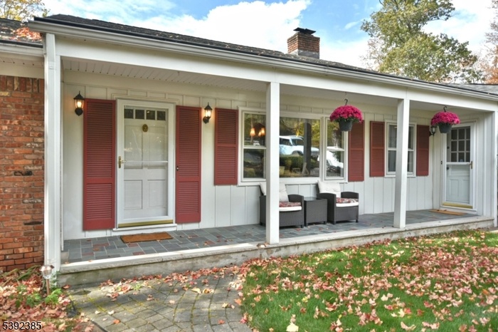 Beautiful slate patio
