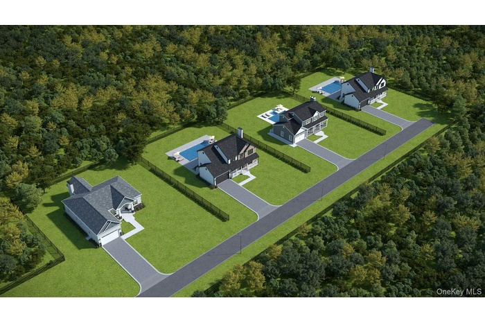 View of property location with a forest