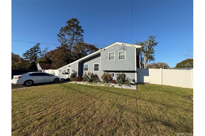 View of split level home