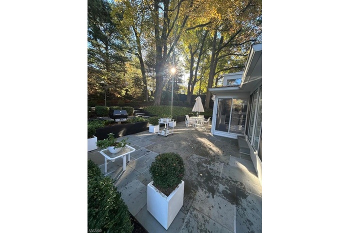 TIERED STONE REAR PATIO