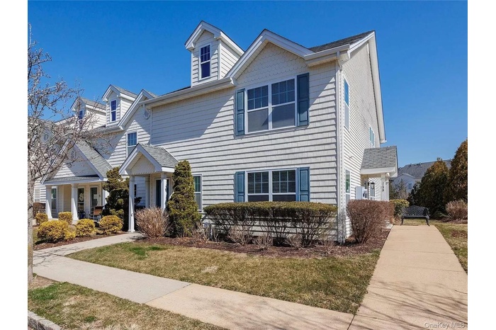 View of front of home with a front yard