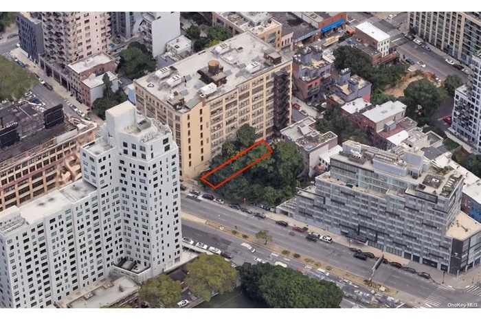 Aerial view of property's location featuring property boundaries highlighted