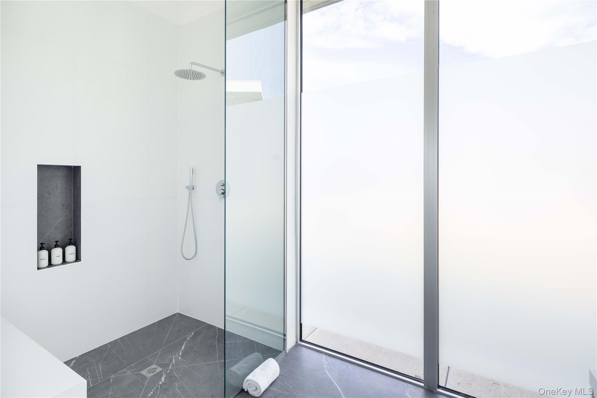 Bathroom featuring a shower