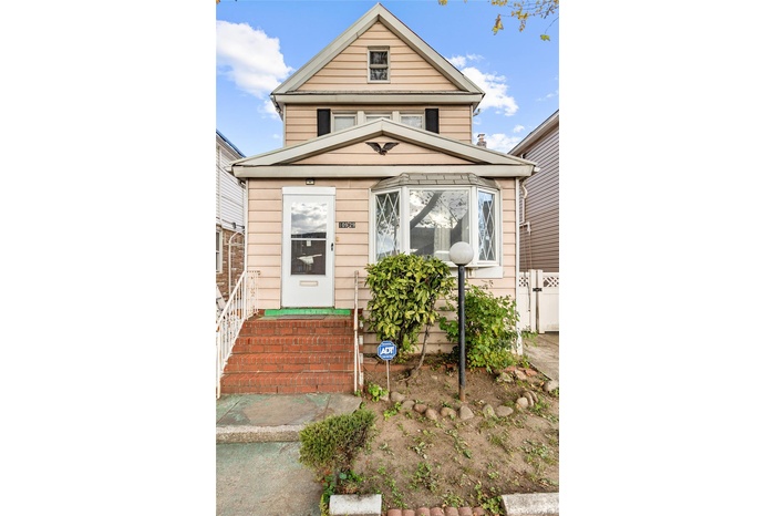 View of shotgun-style home