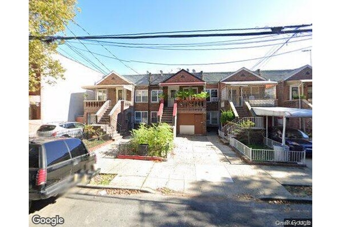 View of front facade with stairway