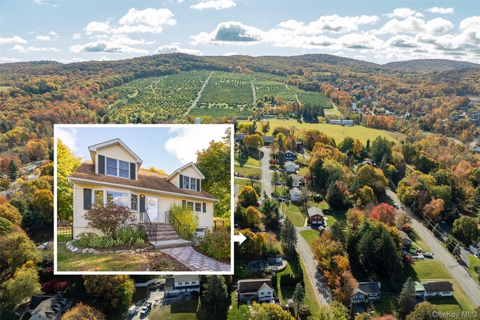 View of subject property featuring property parcel outlined