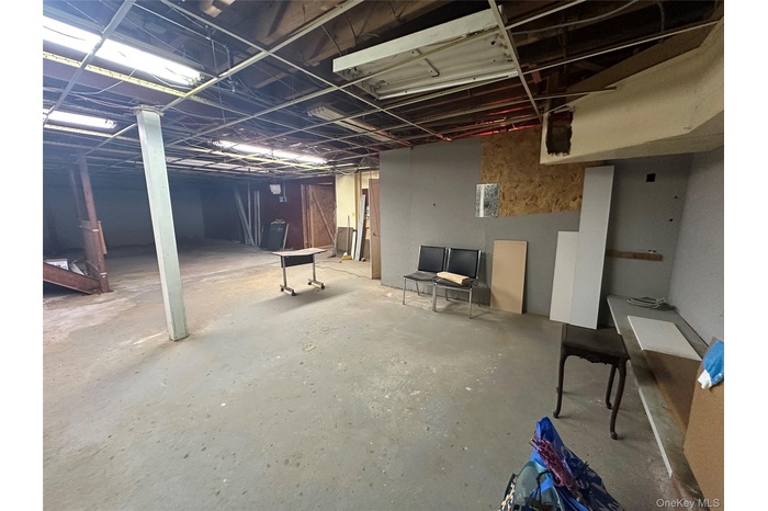 View of unfinished below grade area