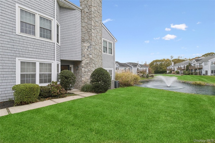 Overlooking the pond