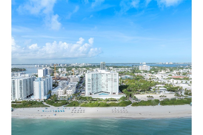 Waterfront building with direct beach access