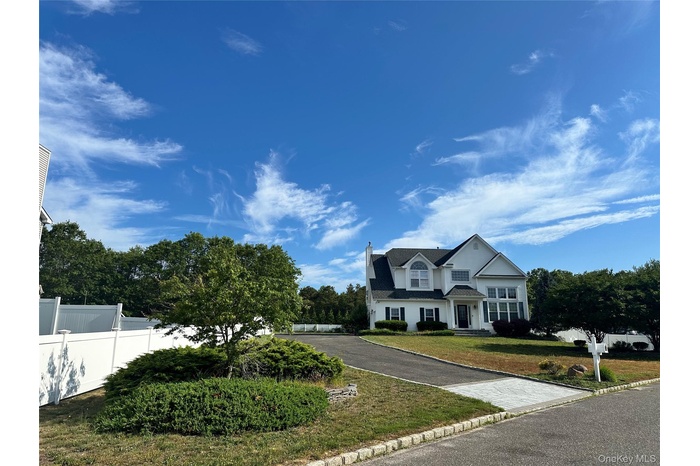 View of front of house with a chimney
