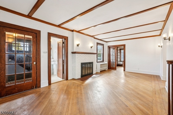 Living Room With Fireplace