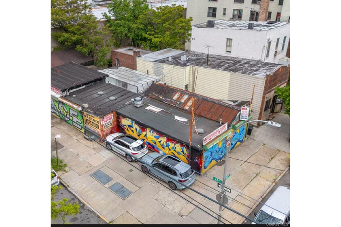 Drone / aerial view of an industrial area