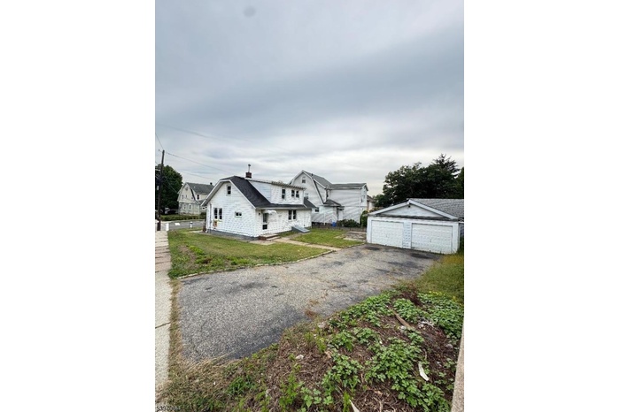 Garage and back of house
