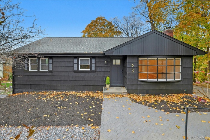 Completely renovated home perched in the trees overlooking the Hudson River