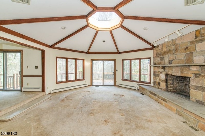 Custom Built Home Living Room