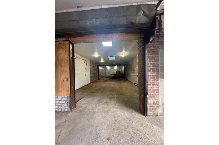 View of unfinished basement