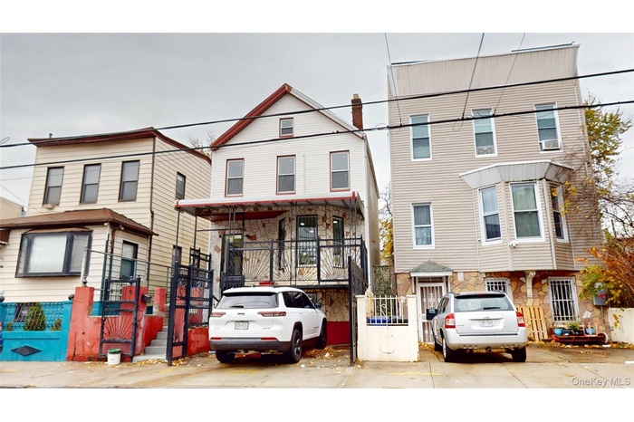 View of front facade with stone siding