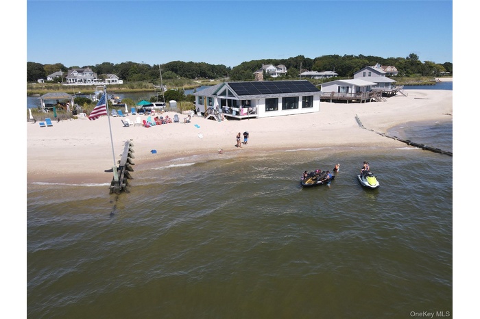 Water view with nearby beach