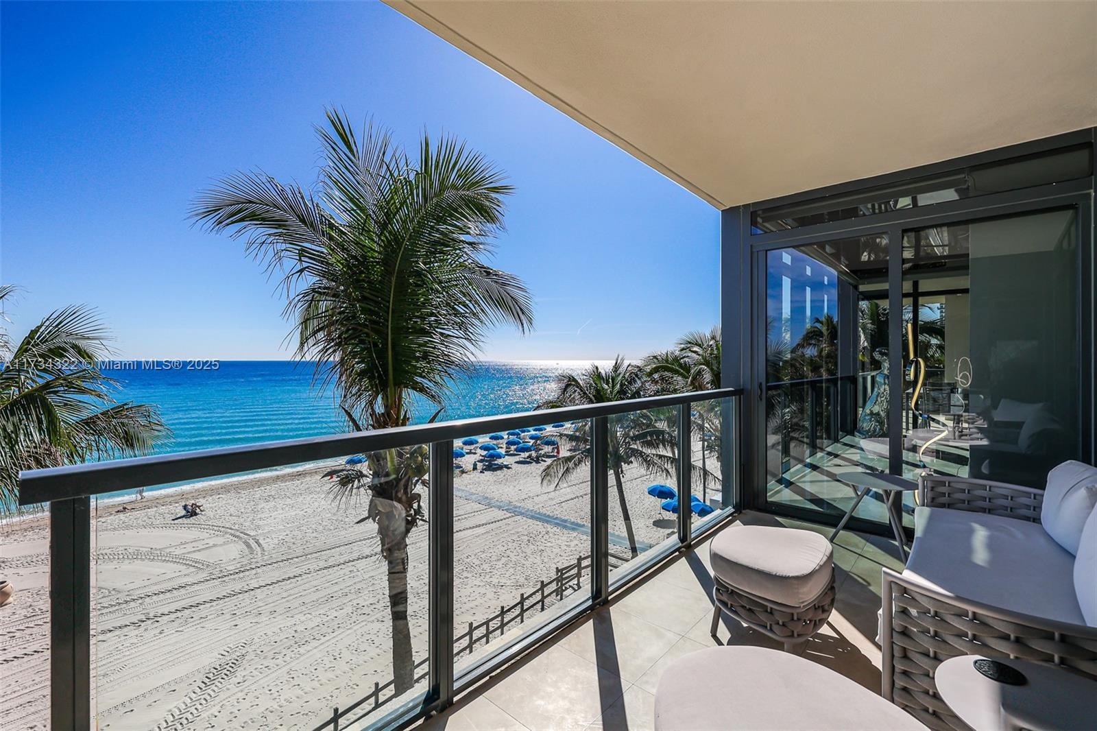 Balcony in the master bedroom.