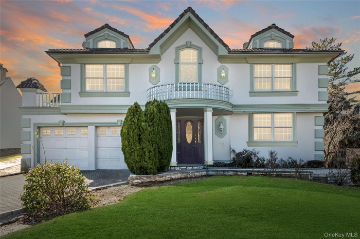 Welcome Home...  Custom Designed  Mediterranean Style Colonial With A Juliette Balcony And...