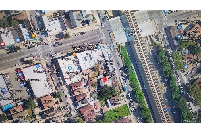 Aerial view of property's location