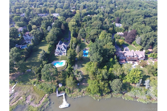 Aerial view of property's location