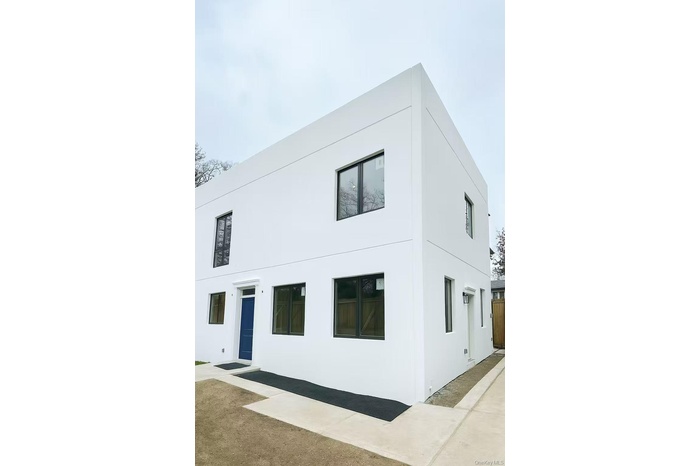 View of home's exterior with stucco siding