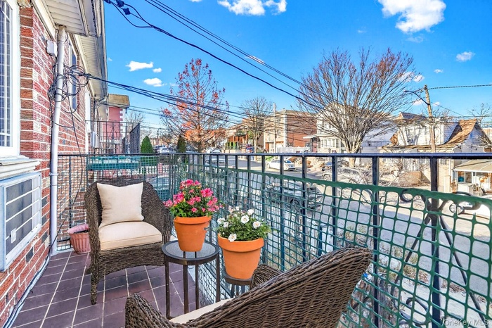 Balcony with a residential view