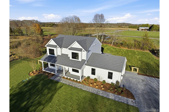 View from above of property