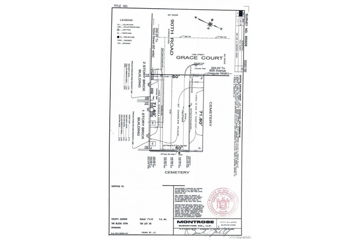 Survey map / technical document