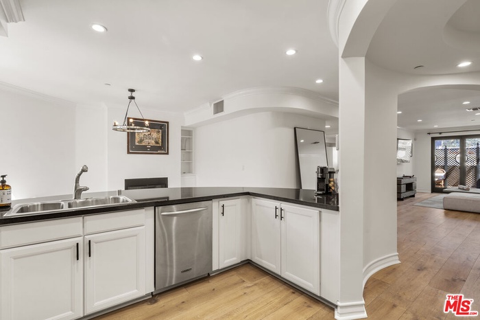 Open Kitchen to Den Area