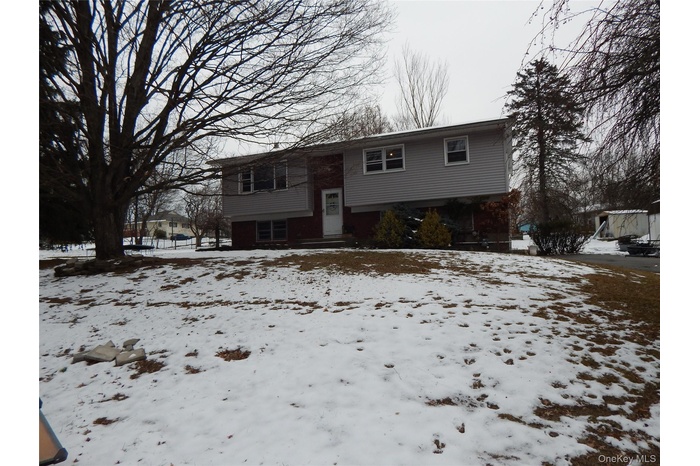 Front of the home and front yard